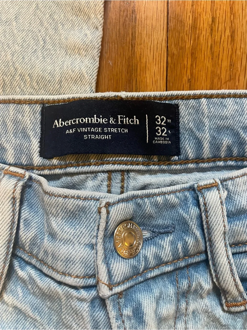 Abercrombie & Fitch Men’s Straight Leg Jeans 32X33